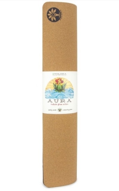 yoloha aura cork yoga mat